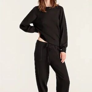 NWT Jcrew cotton cashmere pullover sweater size XXS black